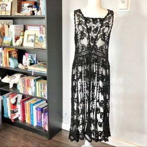 Black lace maxi duster 🖤